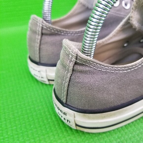 ✅Converse All Star Chuck Taylor Grey Low Top Canvas Sneakers Unisex Adult W7/M5 - Picture 9 of 16
